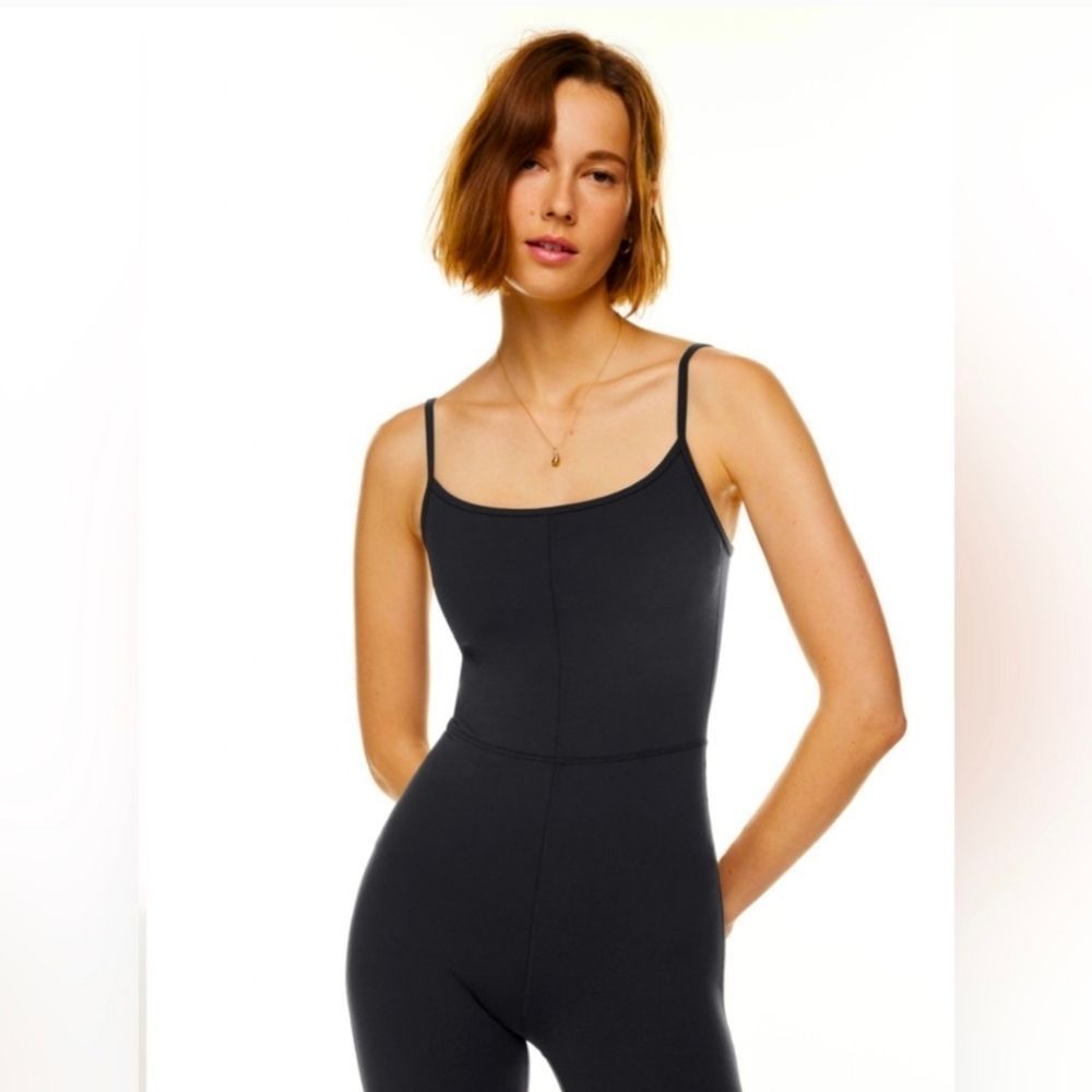 Wilfred Black Slim Strap Jumpsuit